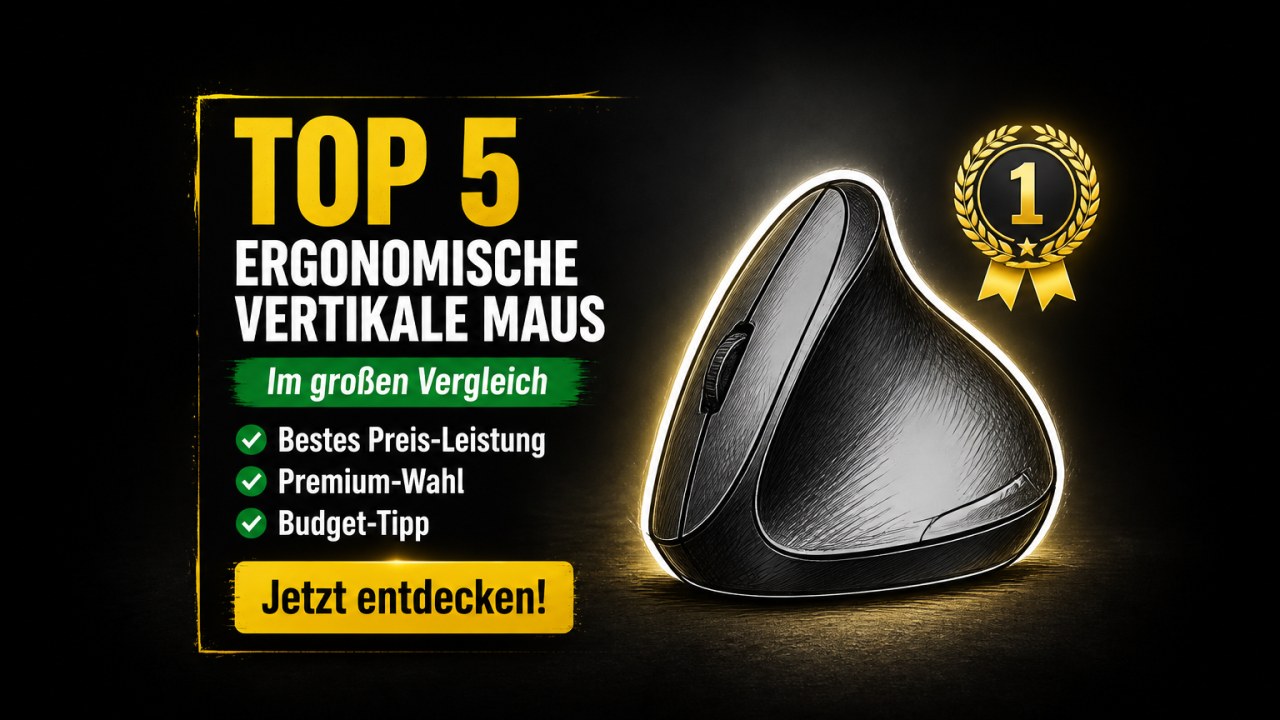 Ergonomische vertikale Maus Test 2026 – Beste Wahl für Komfort