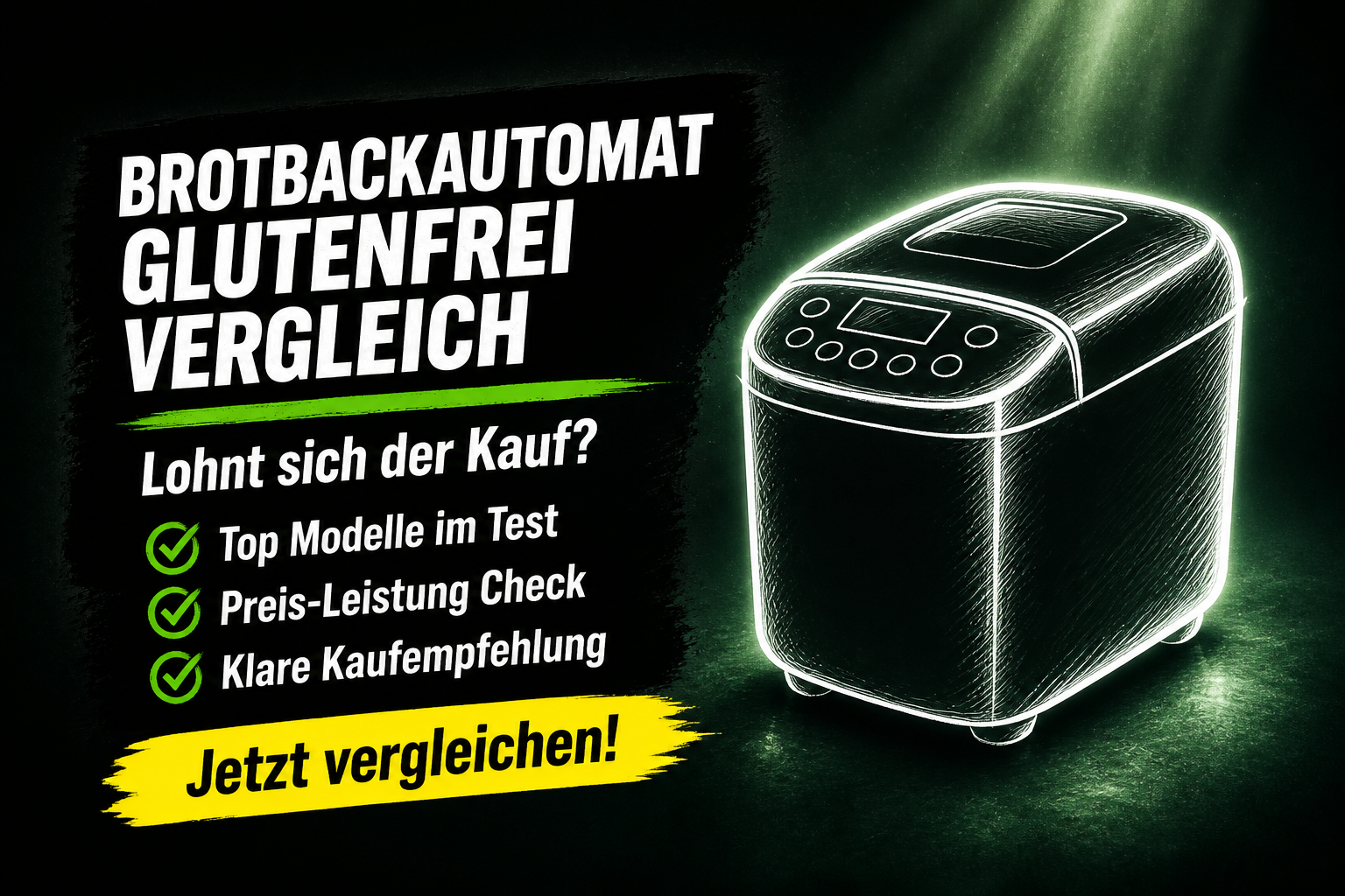 Brotbackautomat glutenfrei Vergleich 2026
