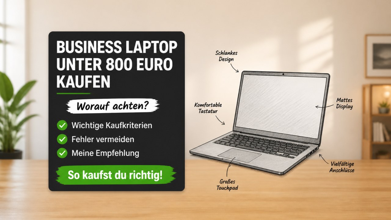 Business Laptop unter 800 Euro – Top‑Modelle 2026 im Test