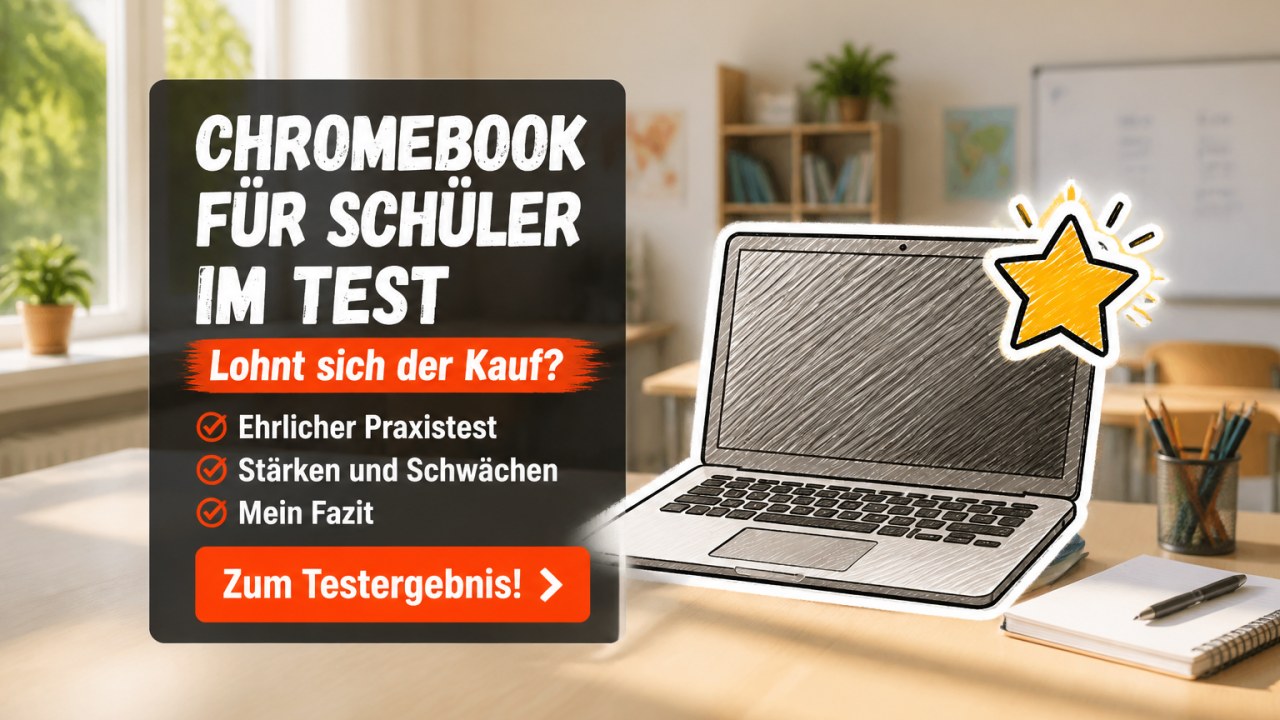 Chromebook für Schüler: Top‑Modelle im Test 2026