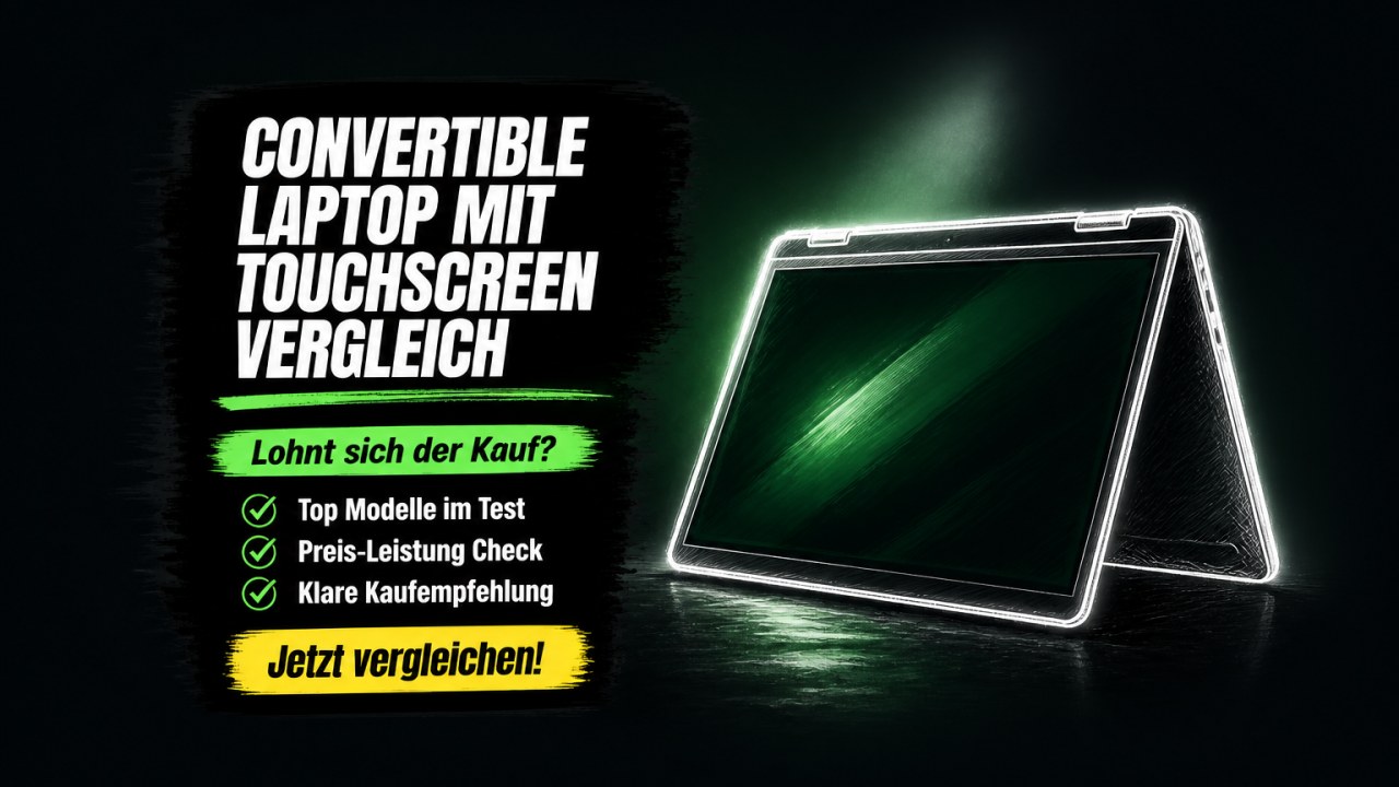 Convertible Laptop mit Touchscreen Test 2026 – Welcher ist der Beste?