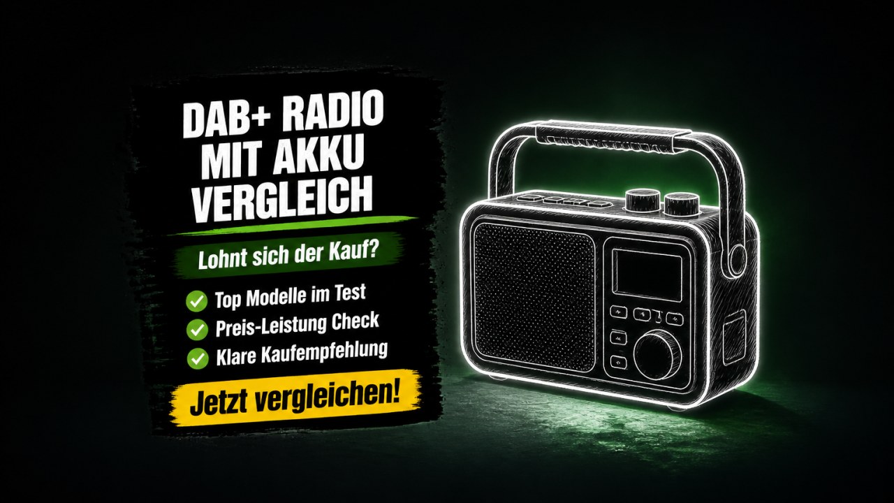 DAB+ Radio mit Akku 2026 - Vergleich