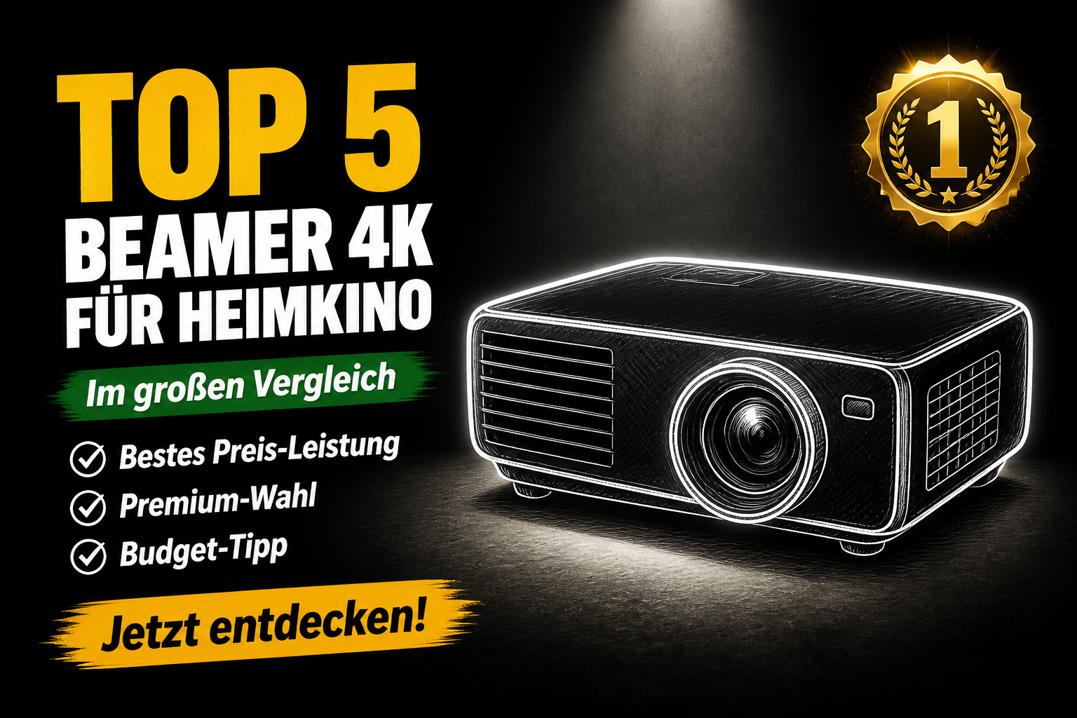 Die besten Beamer 4K für Heimkino 2026 im Test
