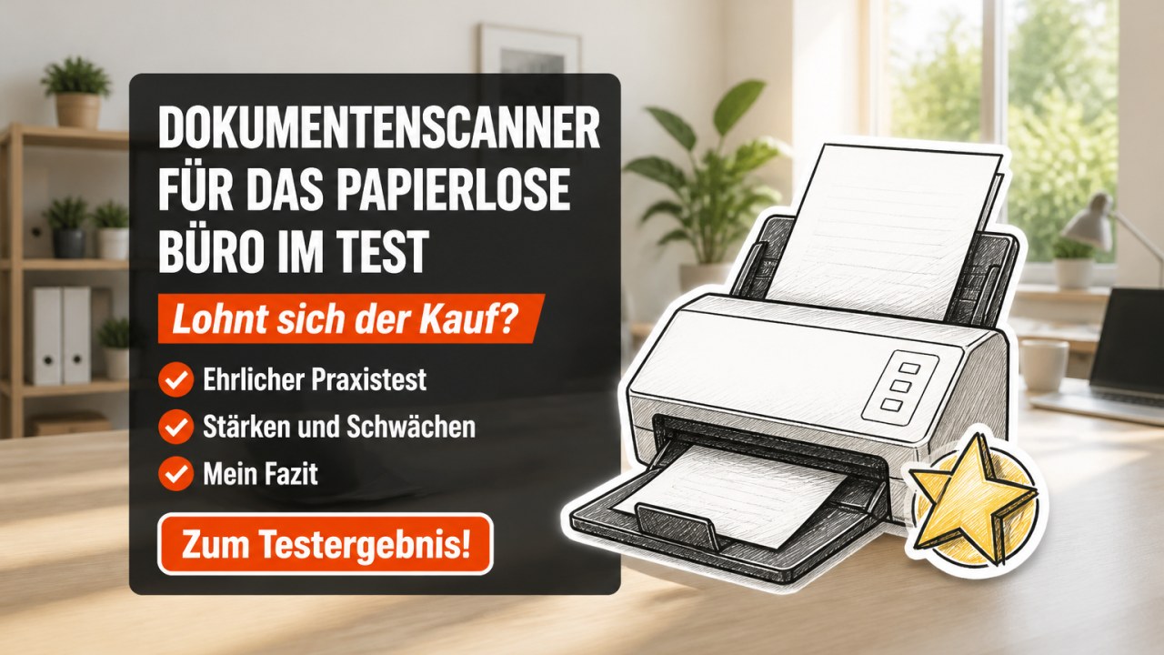 Dokumentenscanner Test 2026 – bester Scanner für das papierlose Büro