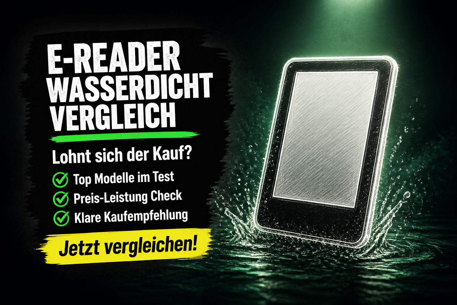 E-Reader wasserdicht Vergleich 2026