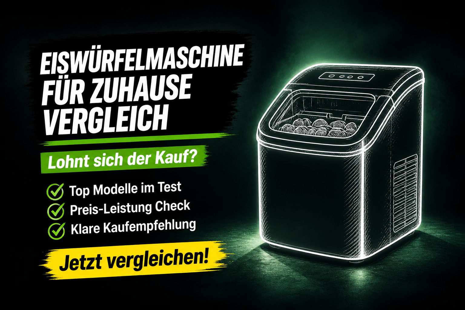 Eiswürfelmaschine für Zuhause Test 2026