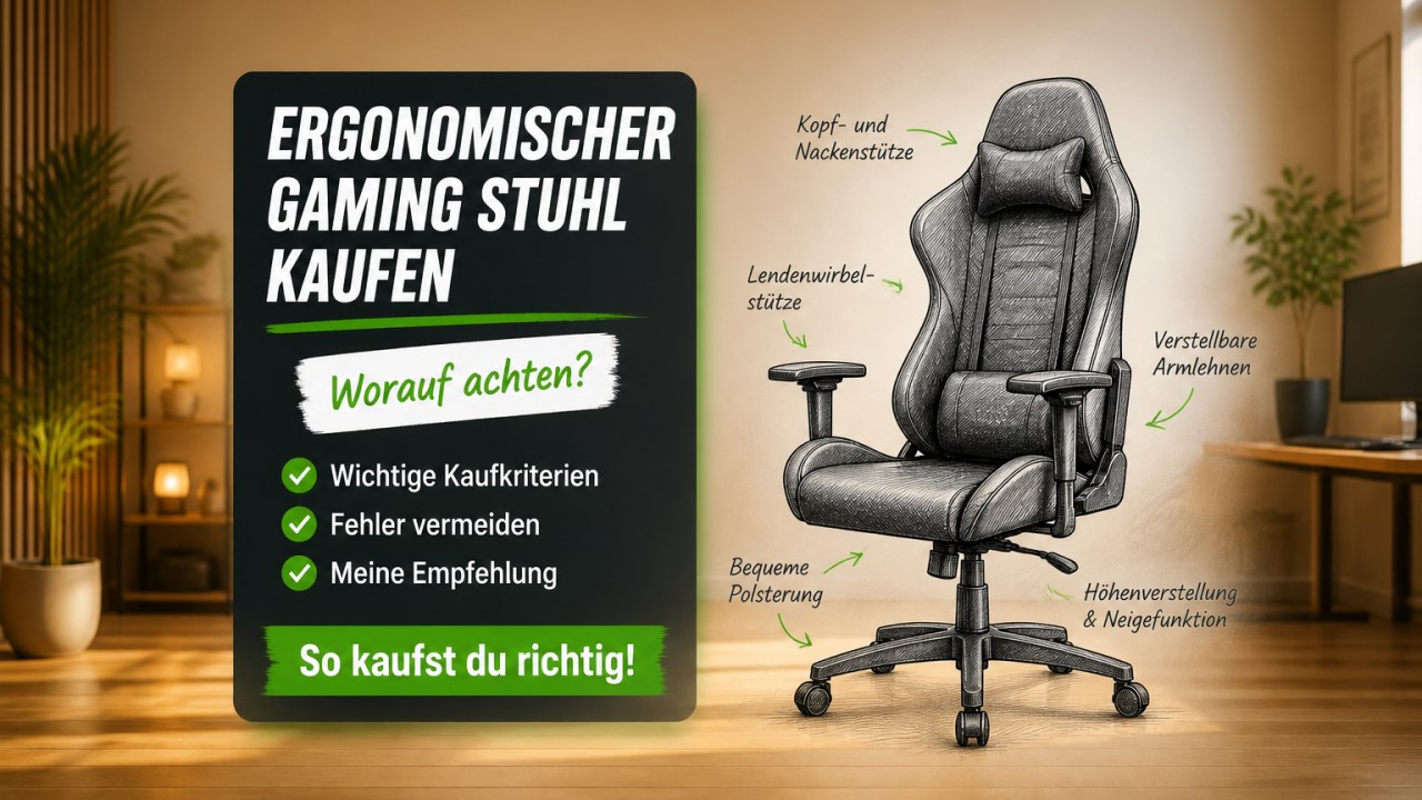 Ergonomischer Gaming Stuhl Test 2026 – Kaufberatung & Top Modelle