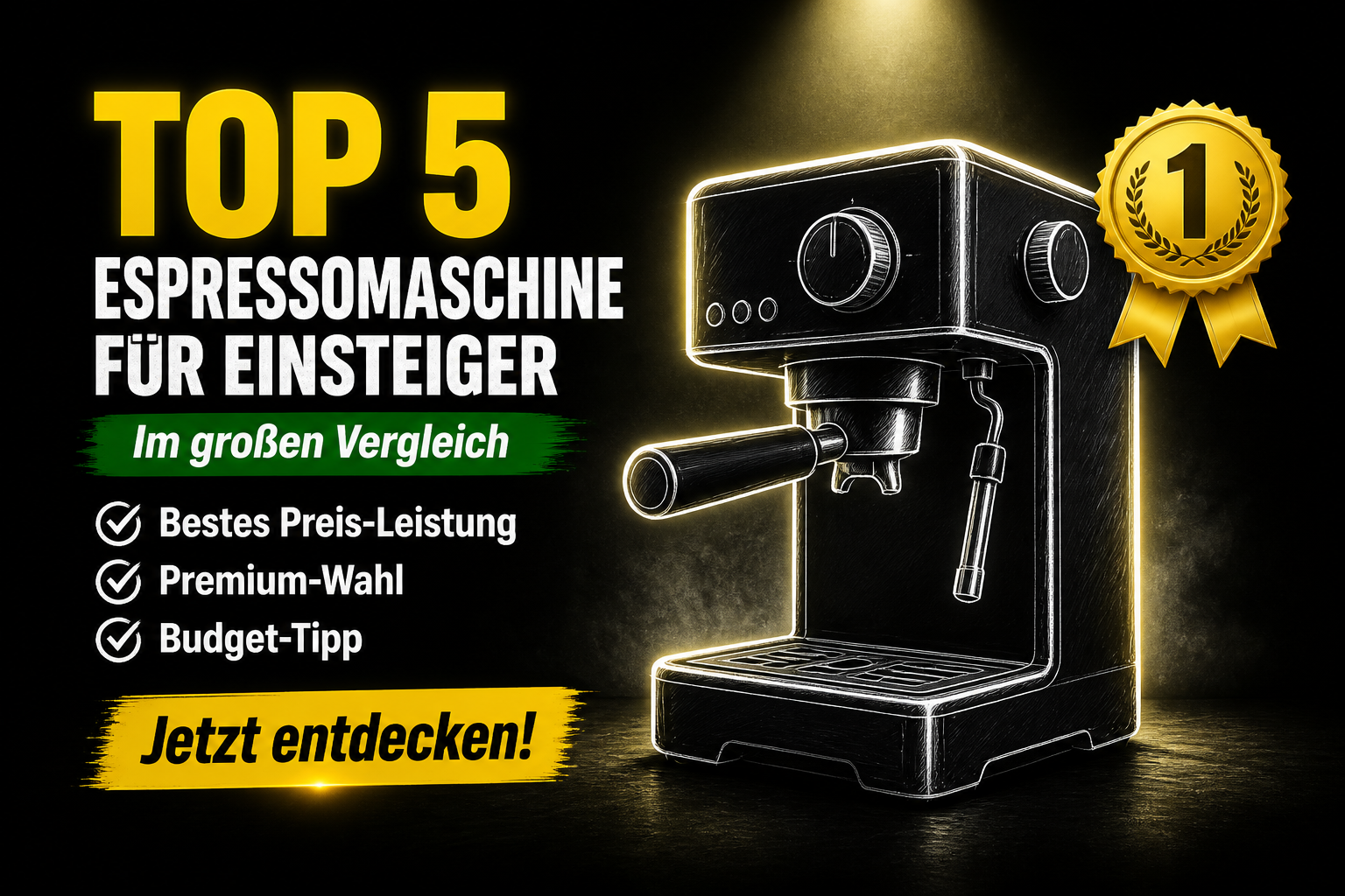 Espressomaschine für Einsteiger 2026: Die besten Modelle