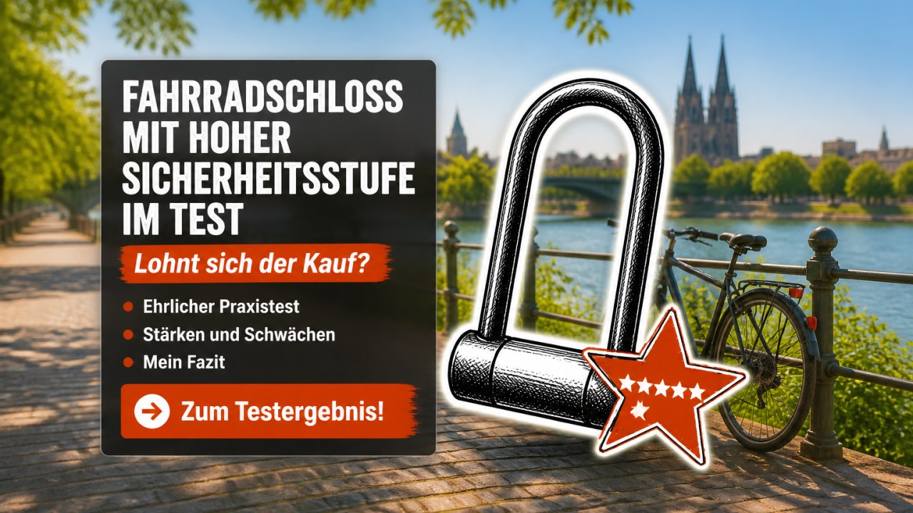 Fahrradschloss mit hoher Sicherheitsstufe Test 2026