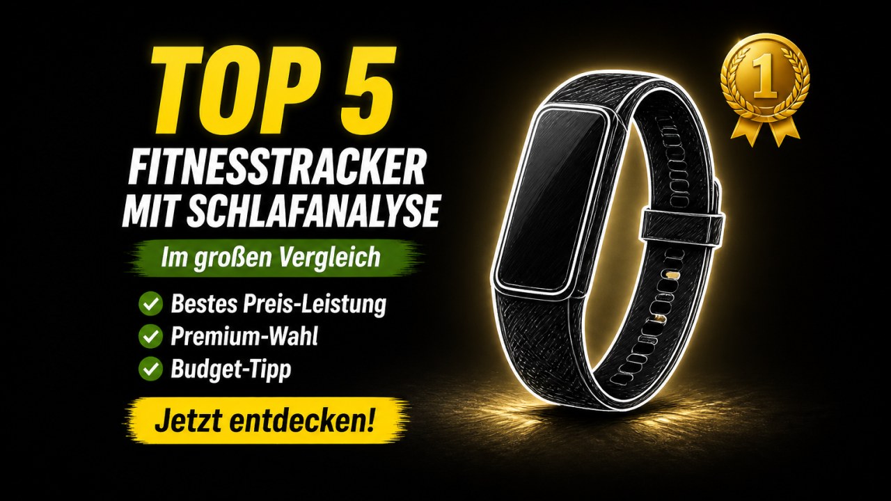 Die besten Fitnesstracker mit Schlafanalyse 2026