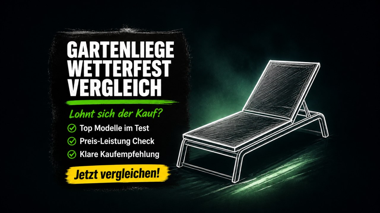 Gartenliege wetterfest kaufen 2026