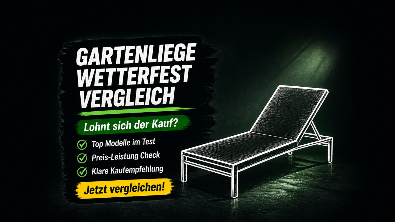 Gartenliege wetterfest Vergleich 2026