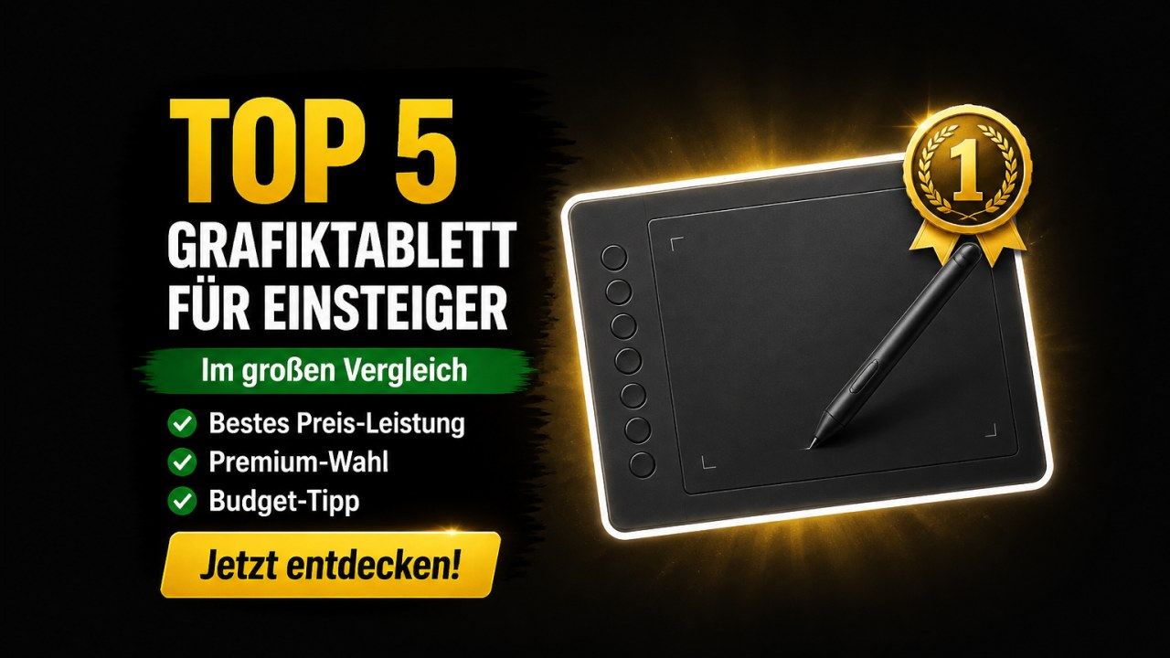 Grafiktablett für Einsteiger – Test & Kaufberatung 2026