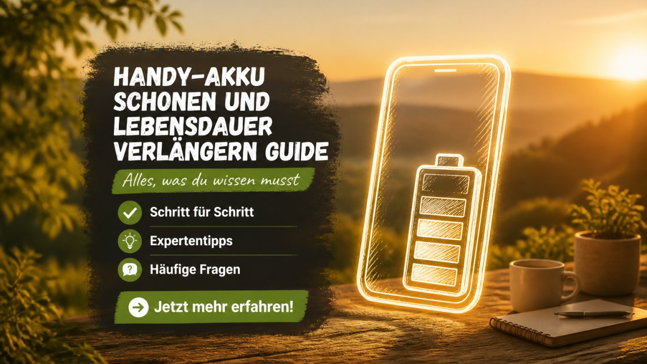 Handy-Akku schonen und Lebensdauer verlängern: Ratgeber