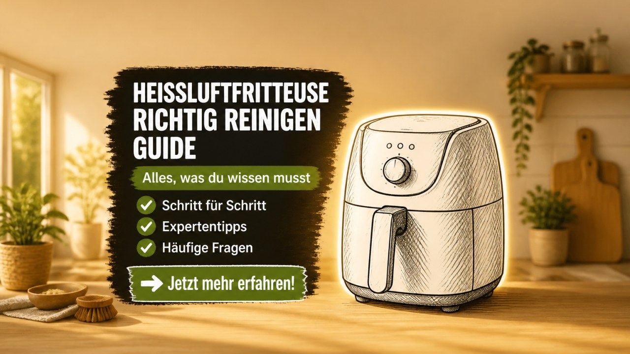 Heißluftfritteuse richtig reinigen - Ratgeber