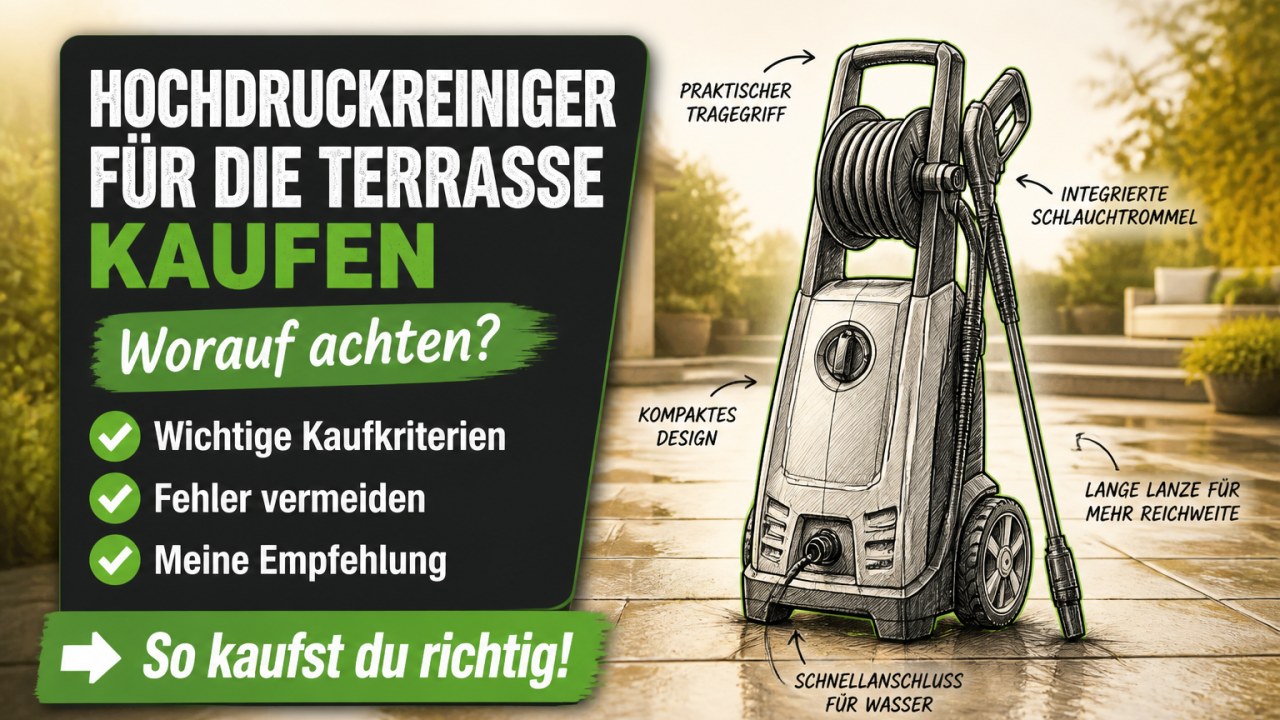 Hochdruckreiniger für die Terrasse 2026