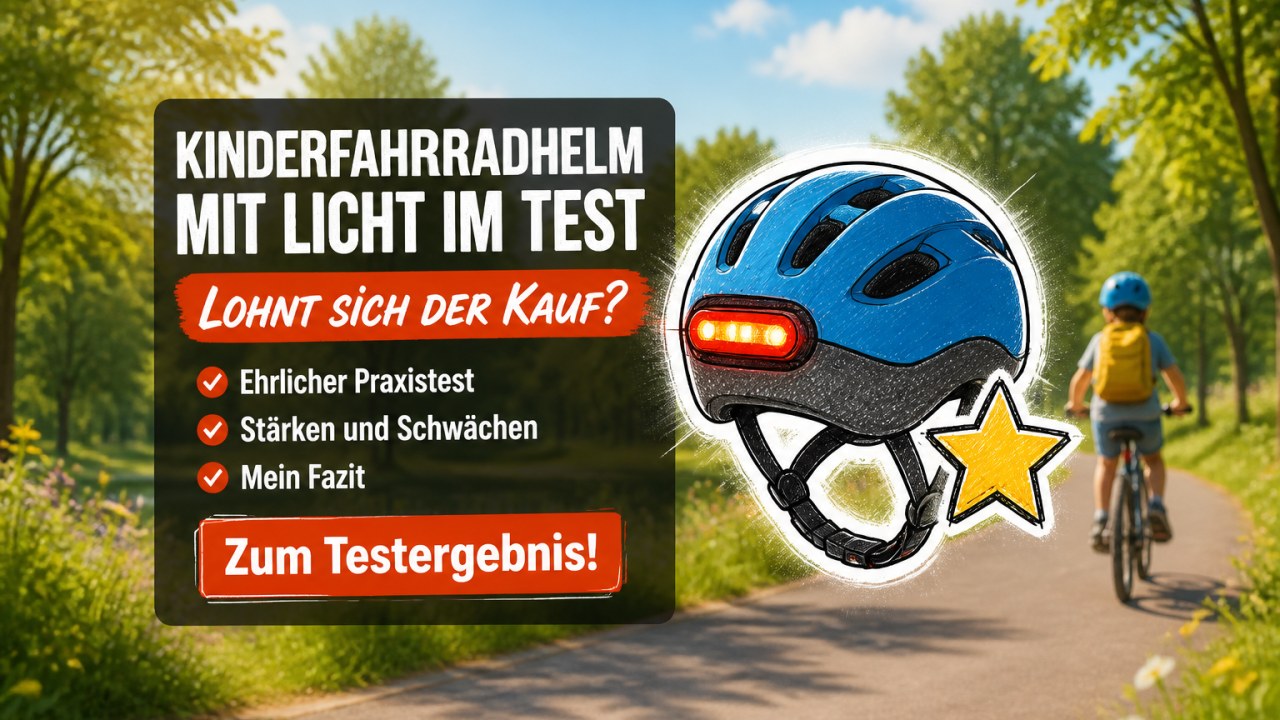 Kinderfahrradhelm mit Licht Test 2026