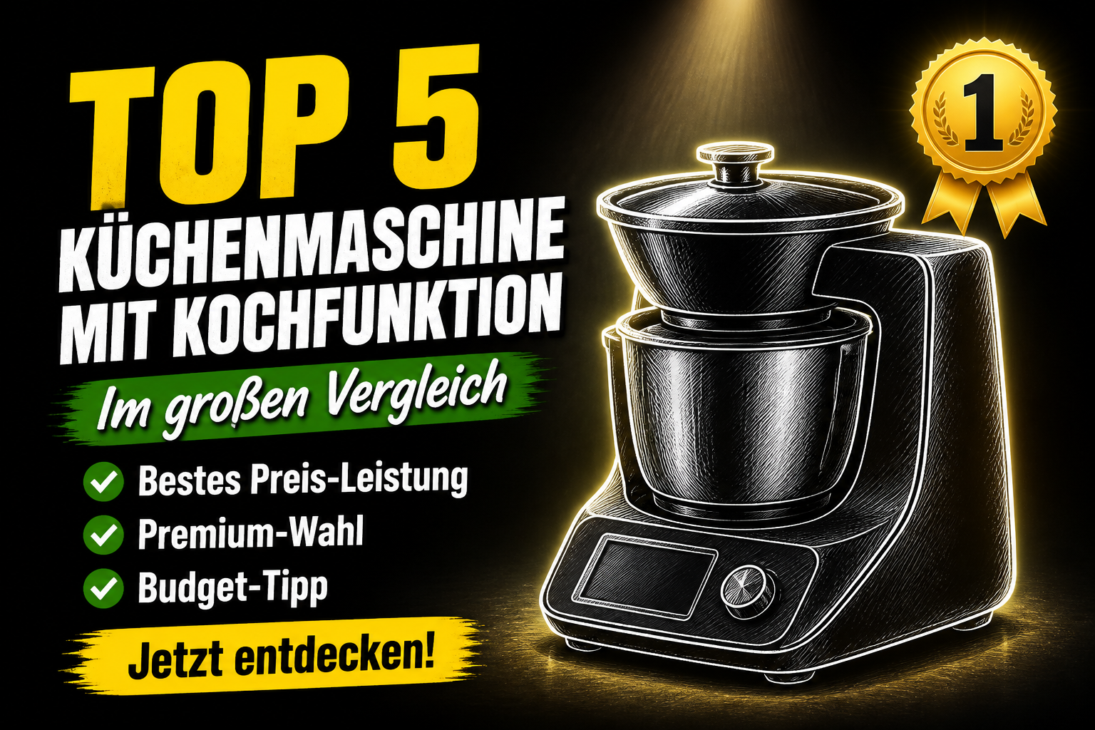 Küchenmaschine mit Kochfunktion 2026: Die besten Modelle