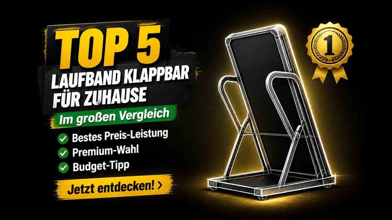 Die besten Laufbänder klappbar für Zuhause 2026