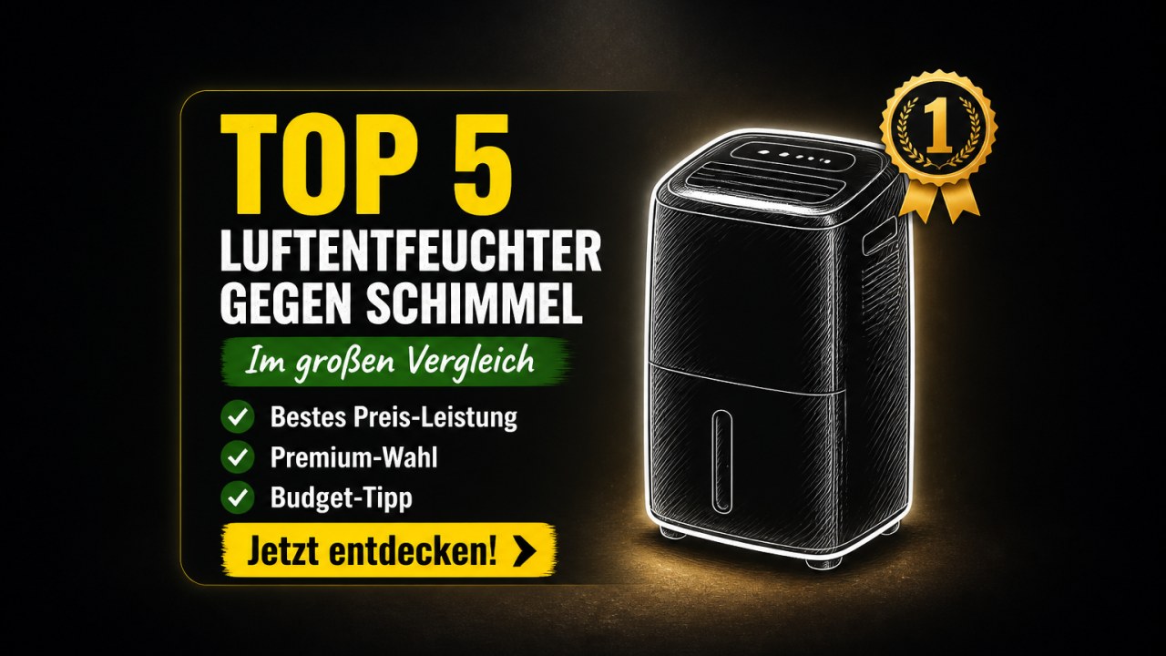 Die besten Luftentfeuchter gegen Schimmel 2026: Ratgeber