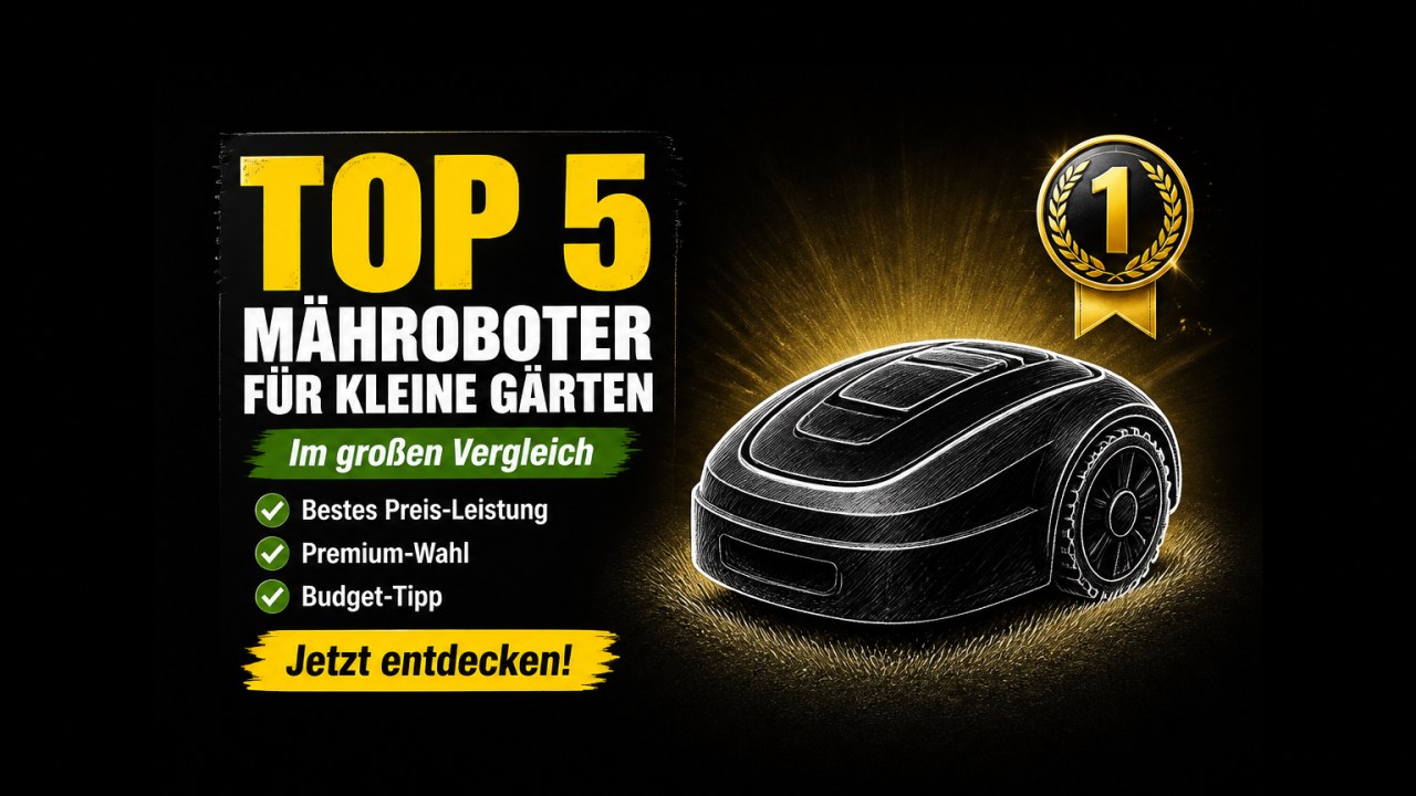 Die besten Mähroboter für kleine Gärten im Test 2026