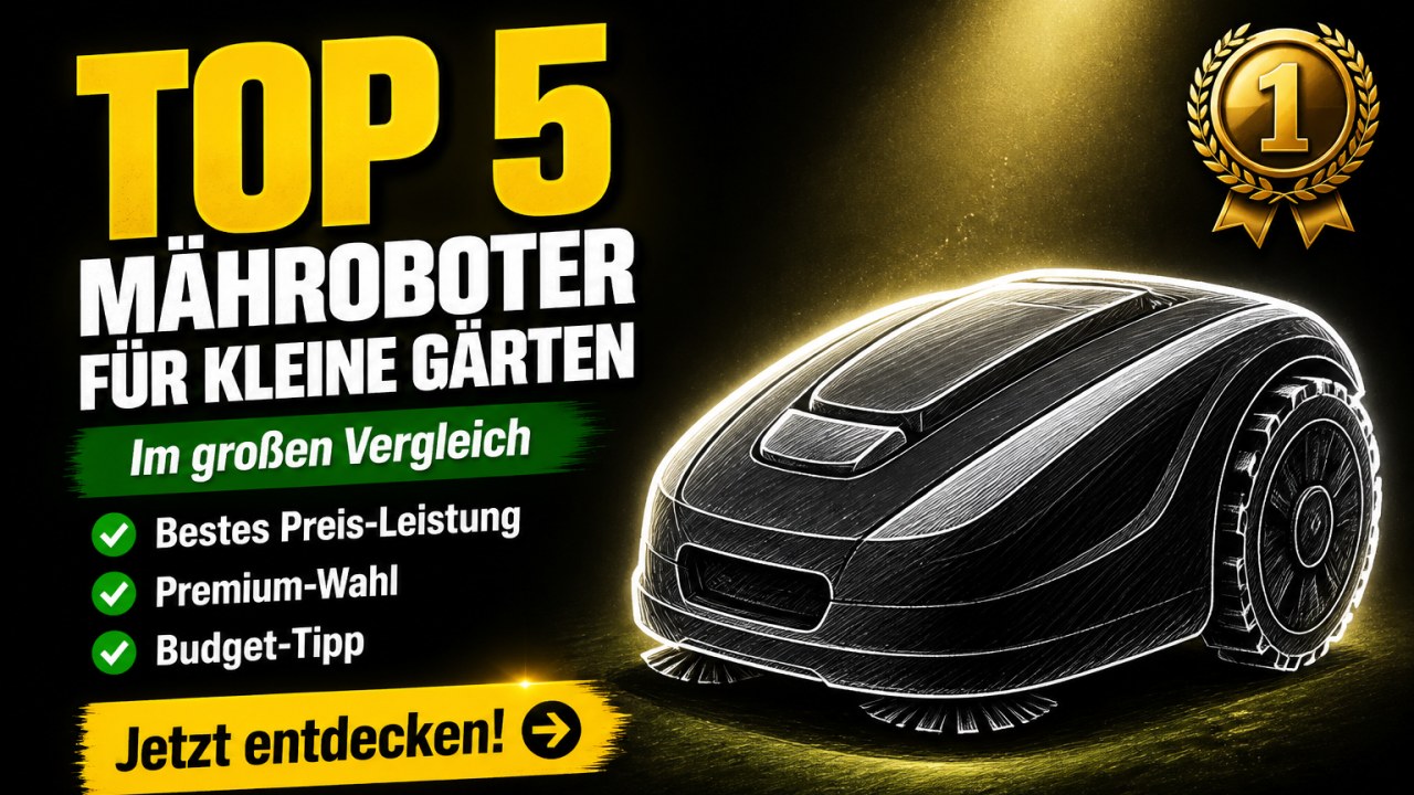 Mähroboter für kleine Gärten 2026