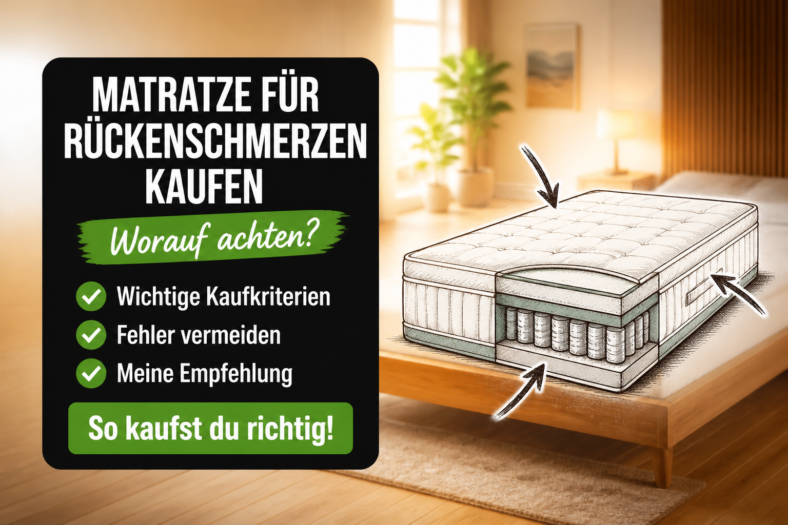Matratze für Rückenschmerzen: Ratgeber 2026