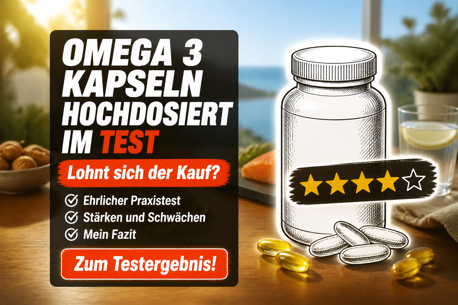 Omega 3 Kapseln hochdosiert Test 2026