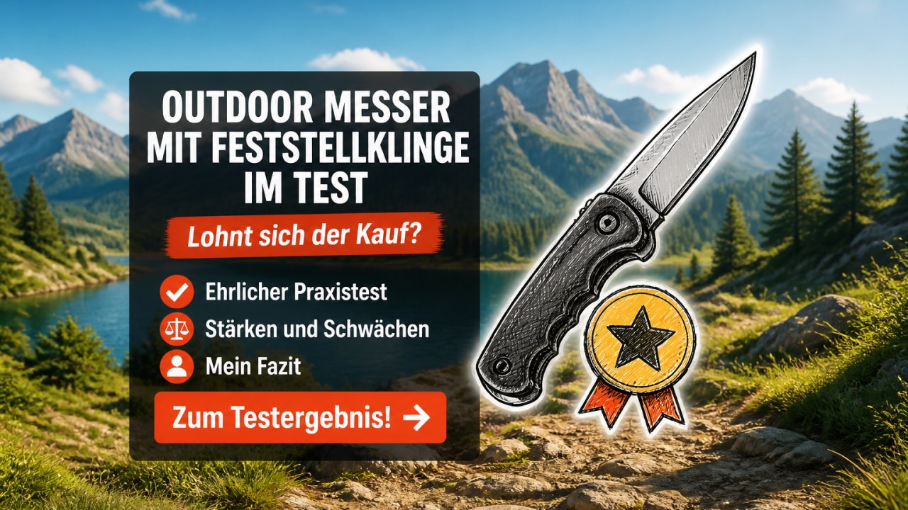 Outdoor Messer mit Feststellklinge Test 2026
