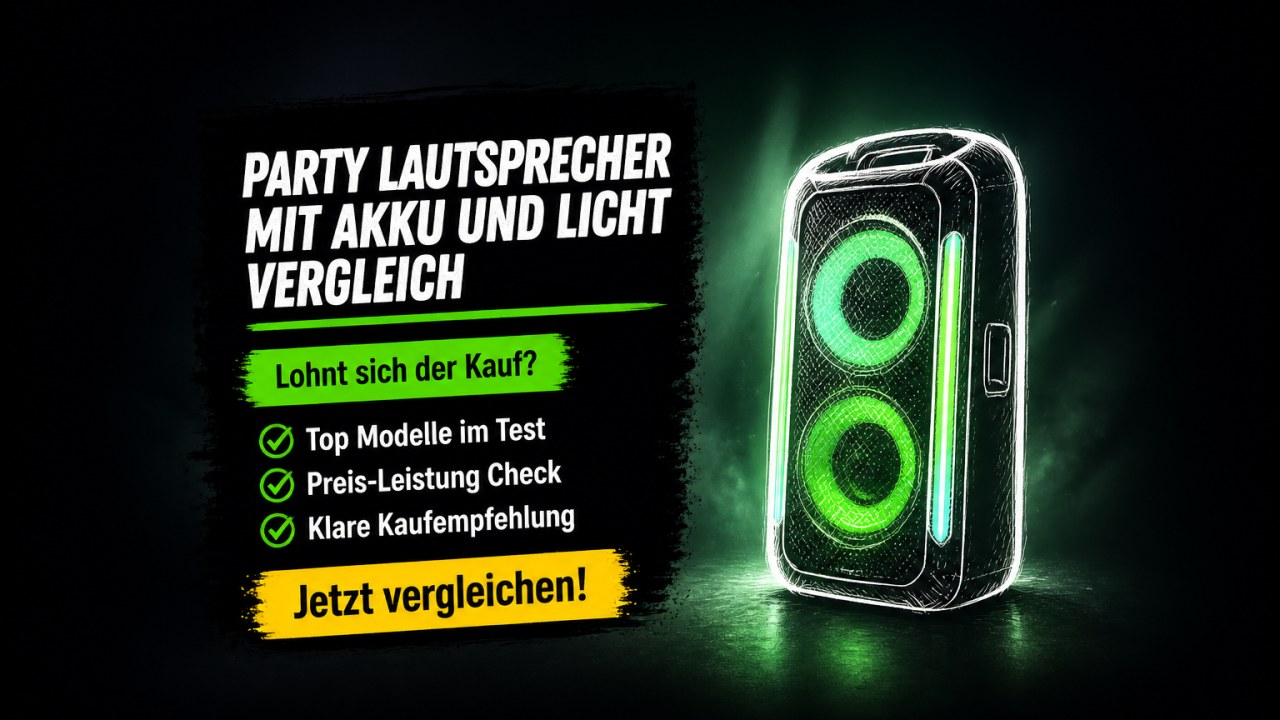Party Lautsprecher mit Akku und Licht Test 2026 – Der beste Guide