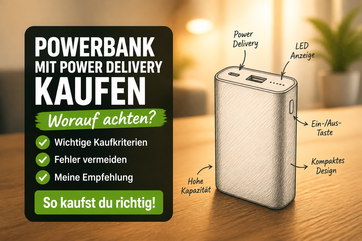 Powerbank mit Power Delivery Test 2026