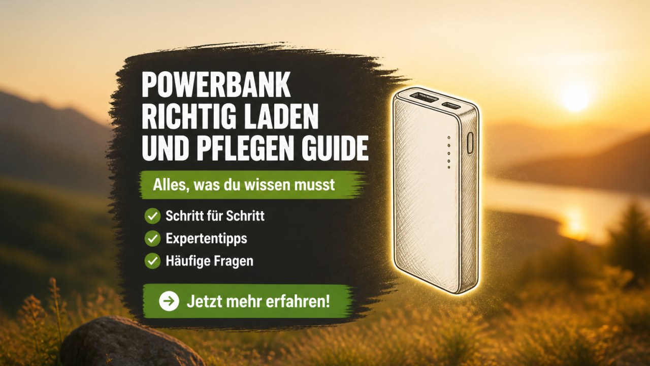 Powerbank richtig laden und pflegen: Ein Ratgeber