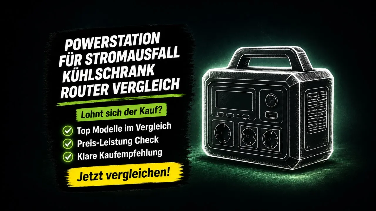 Powerstation für Stromausfall: Reicht sie für Kühlschrank und Router wirklich?