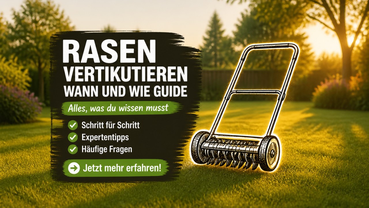 Rasen vertikutieren wann und wie: Ein Ratgeber