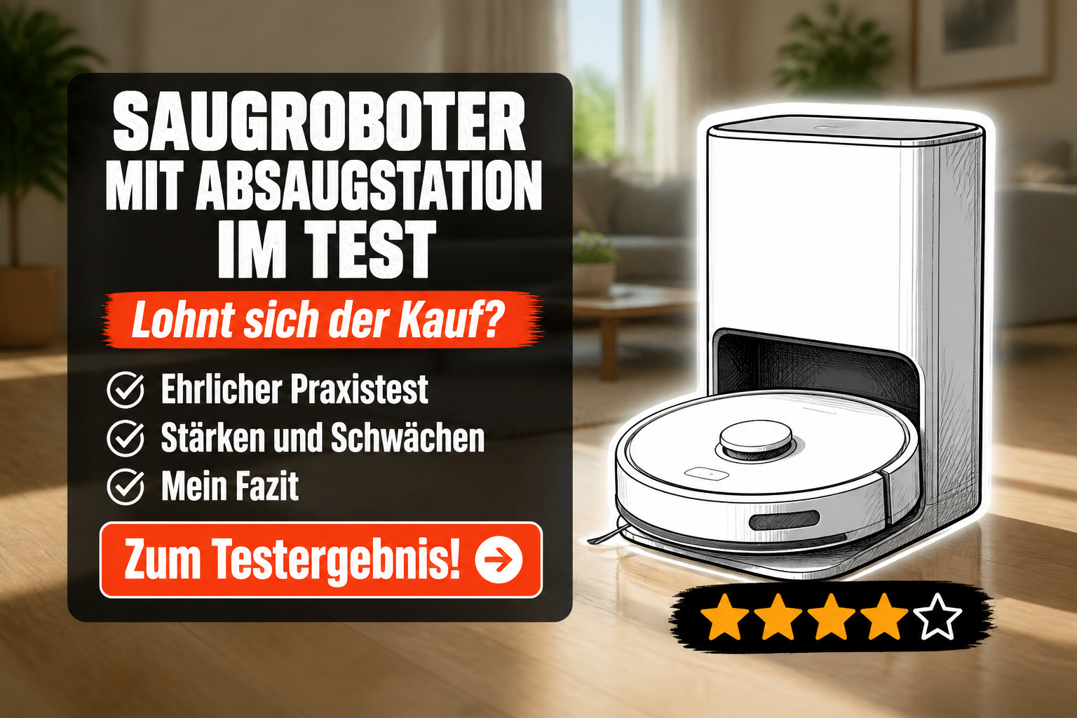 Saugroboter mit Absaugstation Test 2026