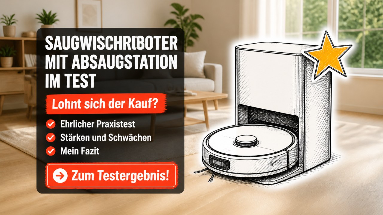 Saugwischroboter mit Absaugstation Test 2026