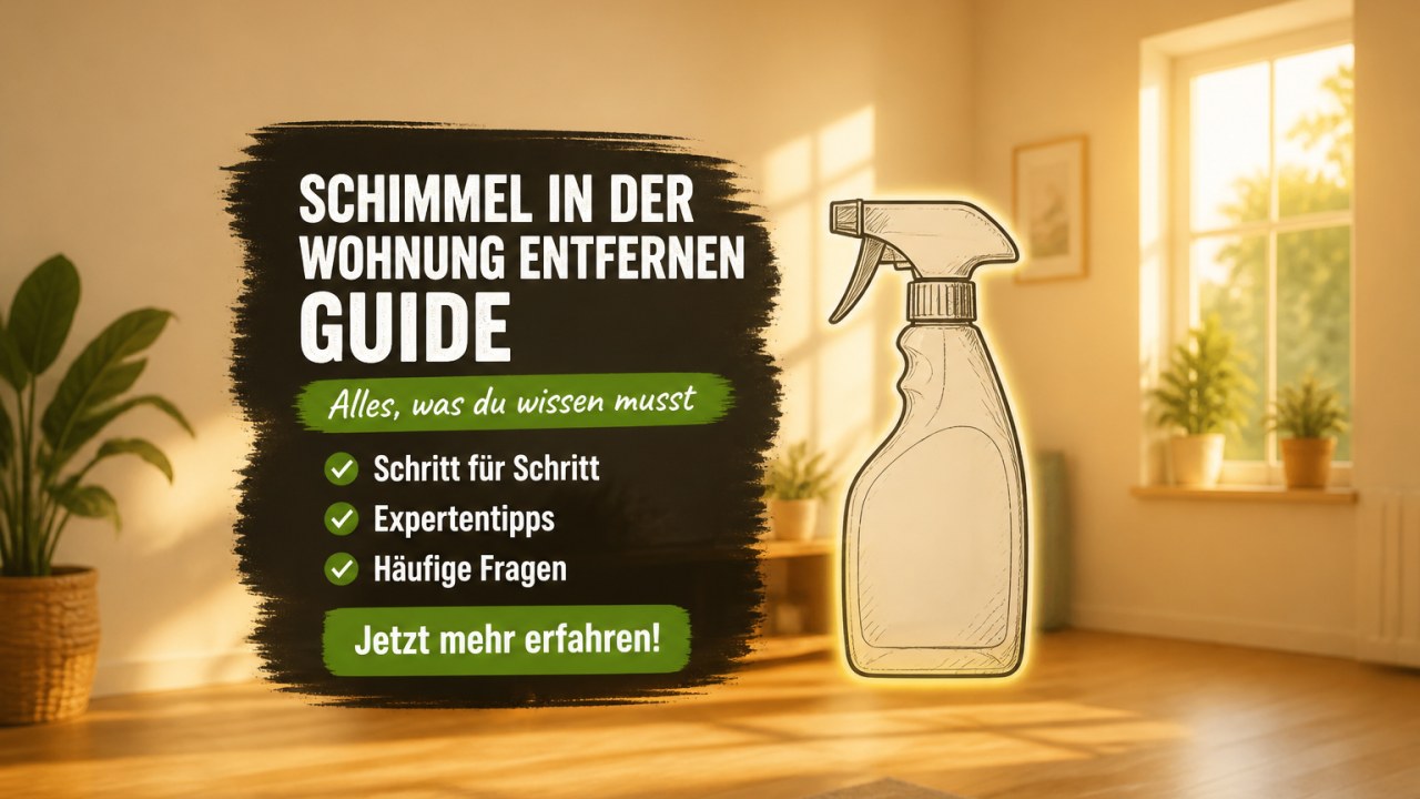 Schimmel in der Wohnung entfernen: Ratgeber