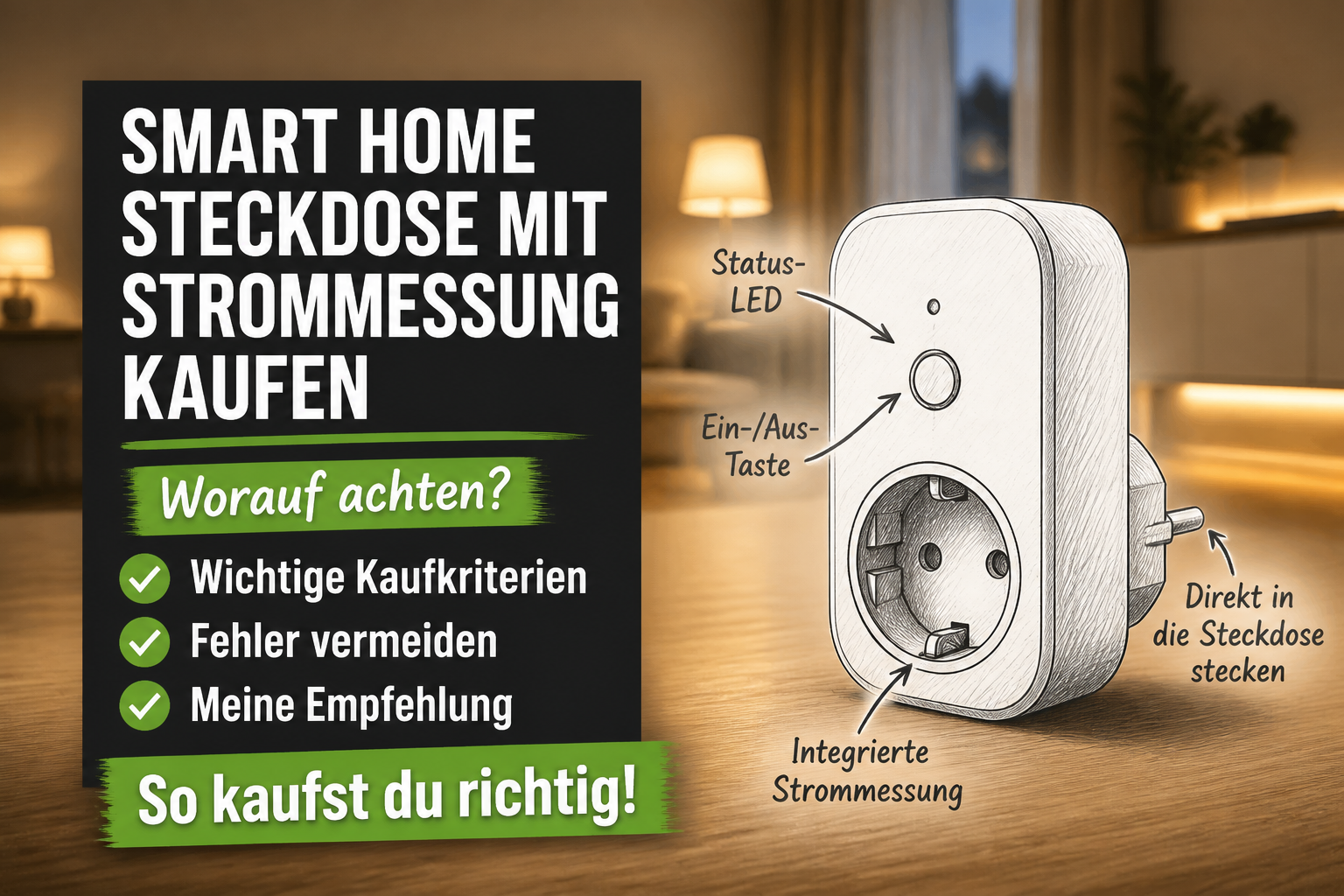 Smart Home Steckdose mit Strommessung Test 2026