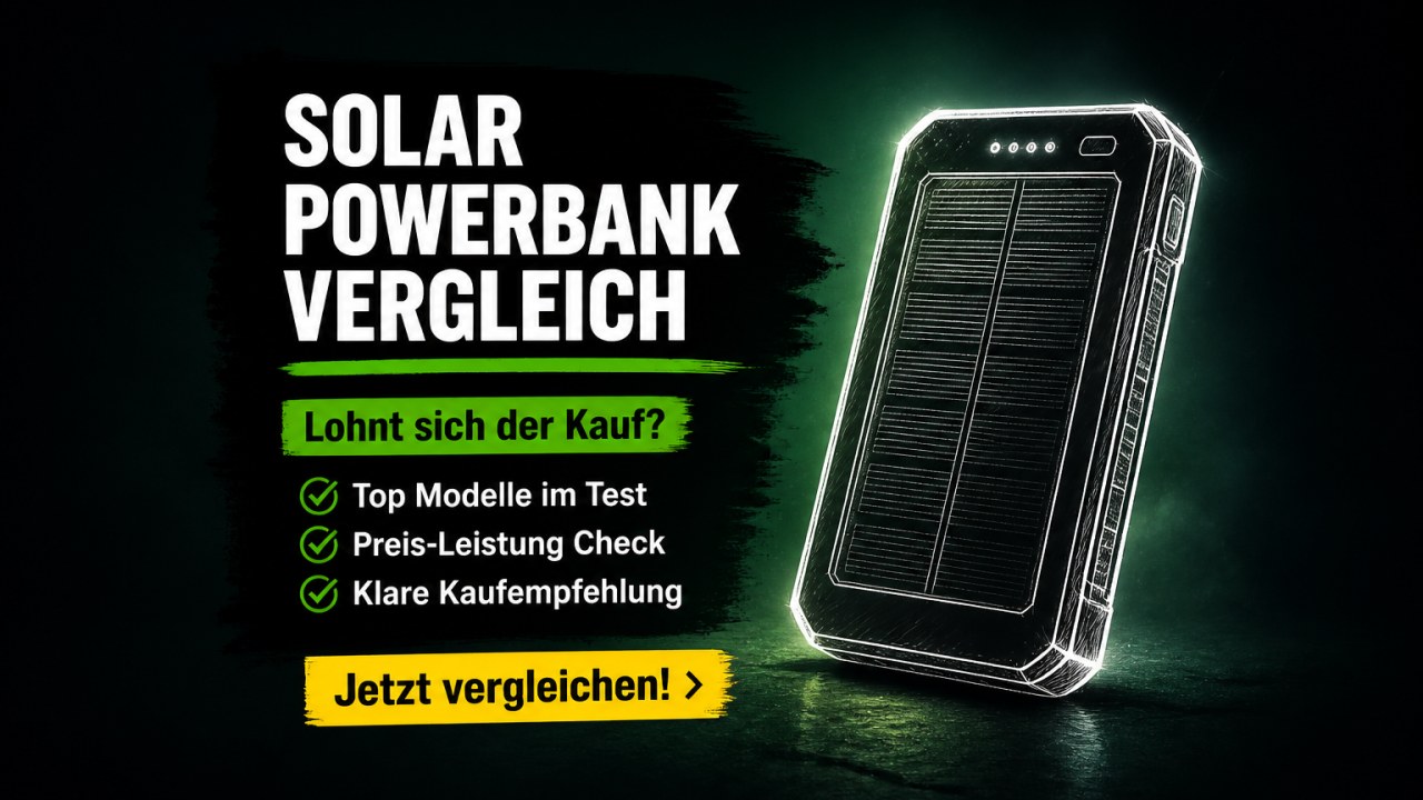 Solar Powerbank Vergleich 2026