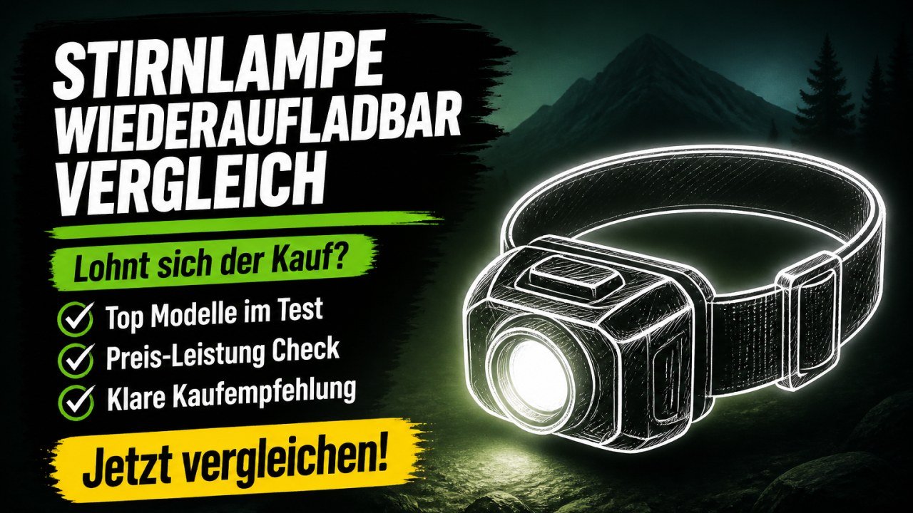 Stirnlampe wiederaufladbar kaufen 2026