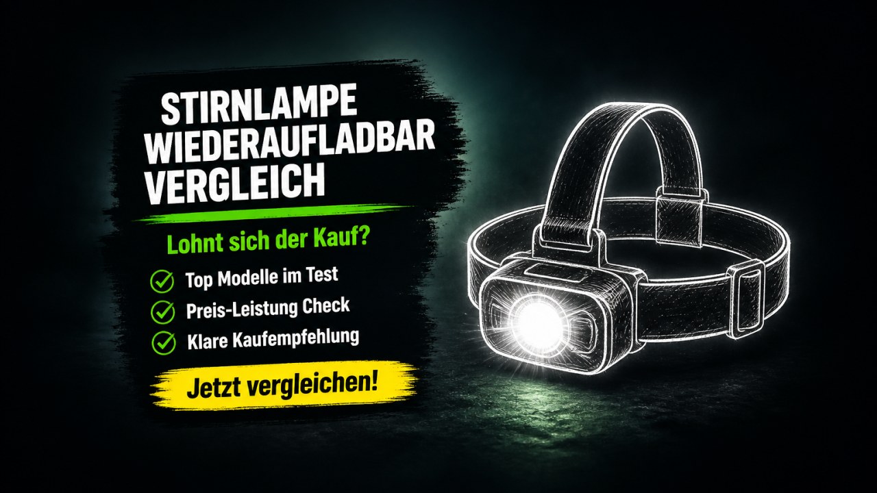 Stirnlampe wiederaufladbar Vergleich 2026
