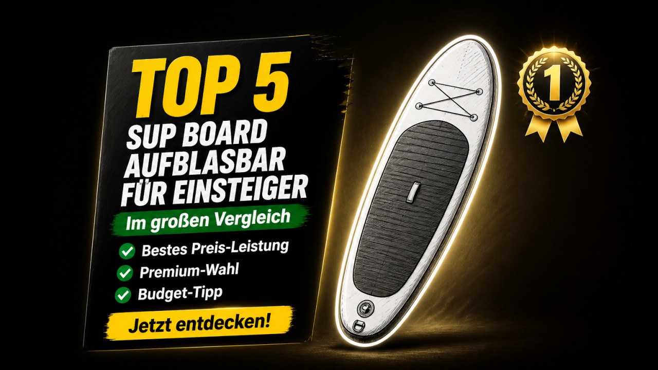 Die besten SUP Boards aufblasbar für Einsteiger 2026