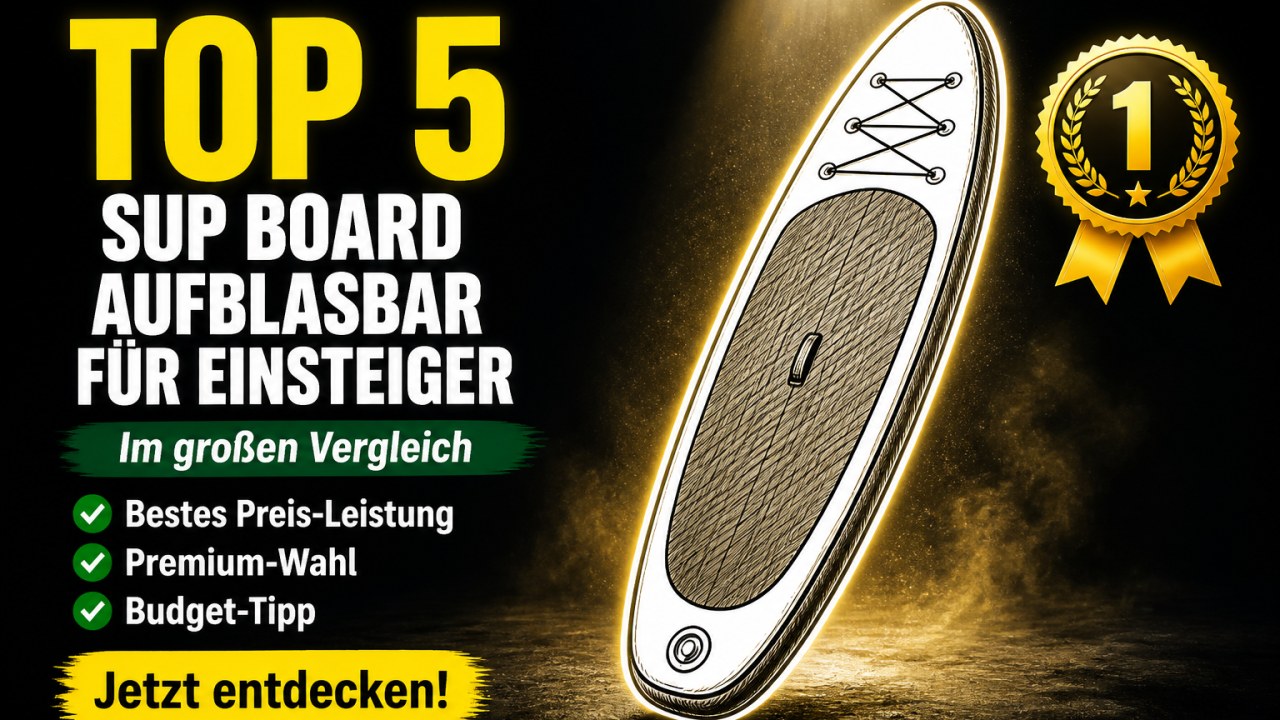 SUP Board aufblasbar für Einsteiger 2026