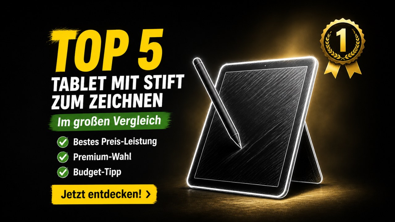 Tablet mit Stift zum Zeichnen – Top‑Modelle 2026