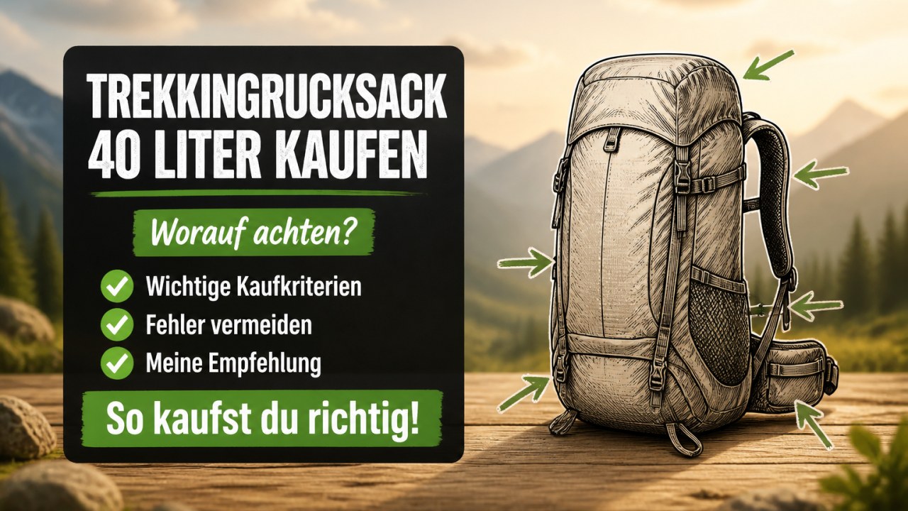 Trekkingrucksack 40 Liter Kaufberatung 2026