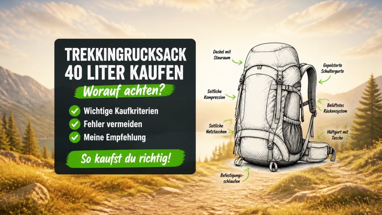 Trekkingrucksack 40 Liter Ratgeber 2026