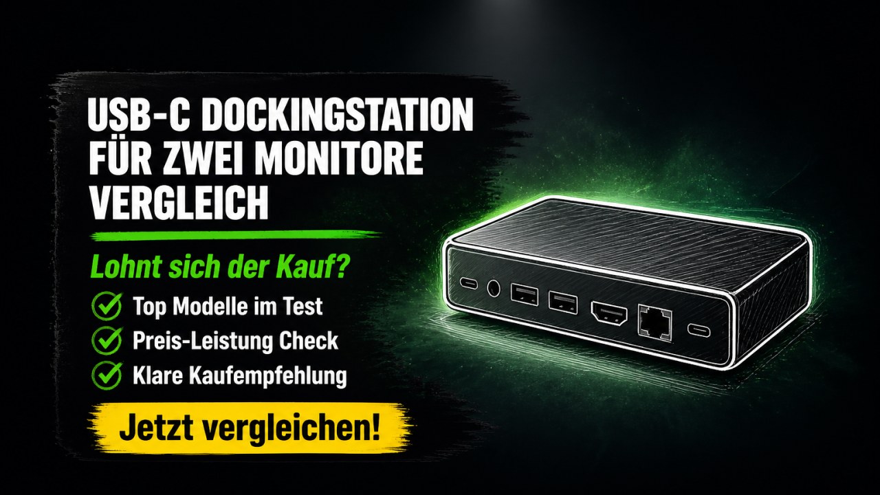 USB-C Dockingstation für zwei Monitore – Top‑Test 2026