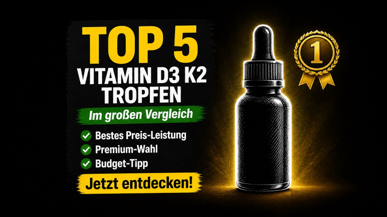 Die besten Vitamin D3 K2 Tropfen 2026 im Vergleich