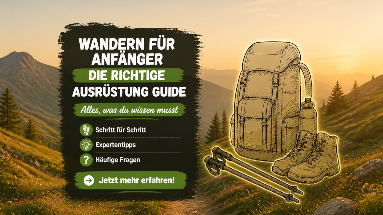 Wandern für Anfänger: Die richtige Ausrüstung Ratgeber