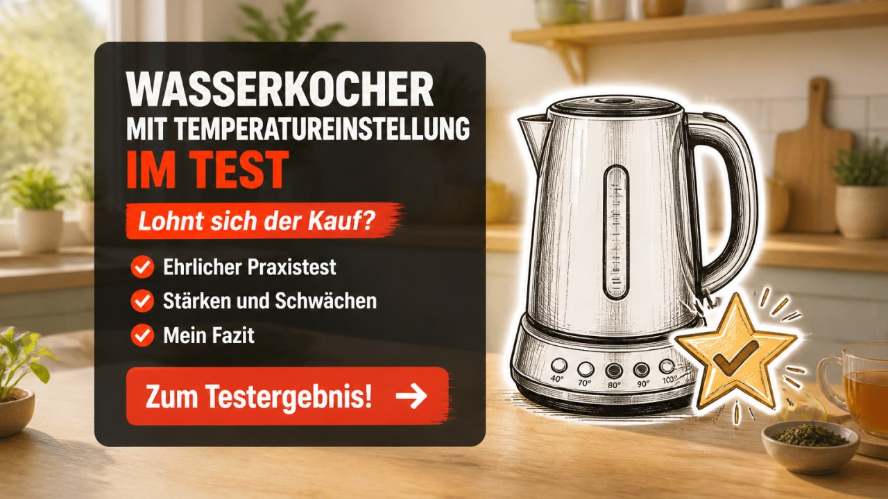 Wasserkocher mit Temperatureinstellung Test 2026